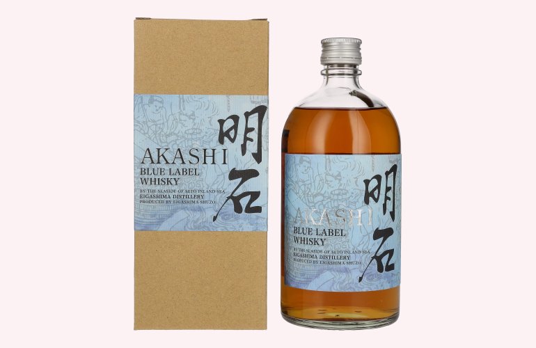 AKASHI BLUE Label Whisky GB 40% Vol. 0,7l in Geschenkbox