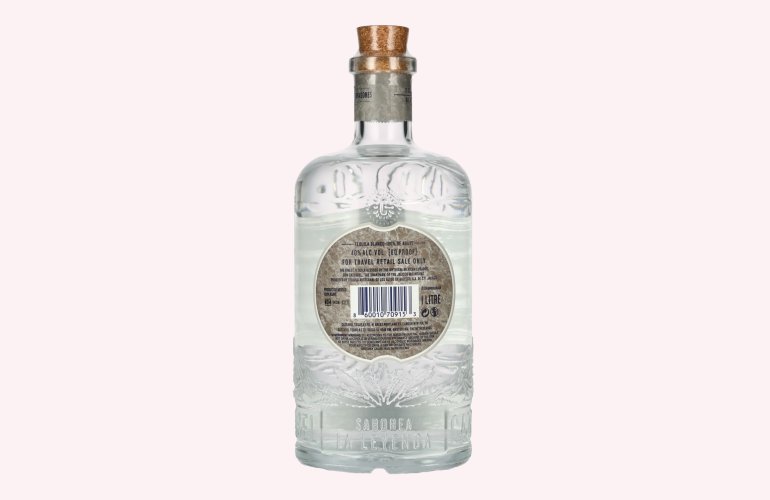 Cazcabel Tequila BLANCO 100% de Agave 40% Vol. 1l