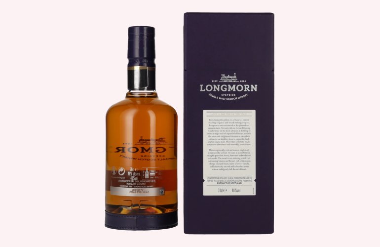 Longmorn 16 Years Old Single Malt Scotch Whisky 48% Vol. 0,7l in geschenkverpakking