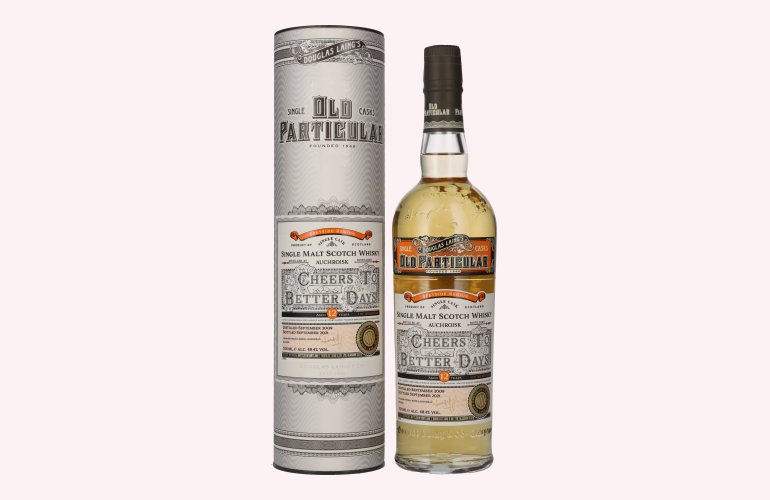 Douglas Laing OLD PARTICULAR Auchroisk 'Cheers to Better Days' 12 Years Old 2009 48,4% Vol. 0,7l in Giftbox