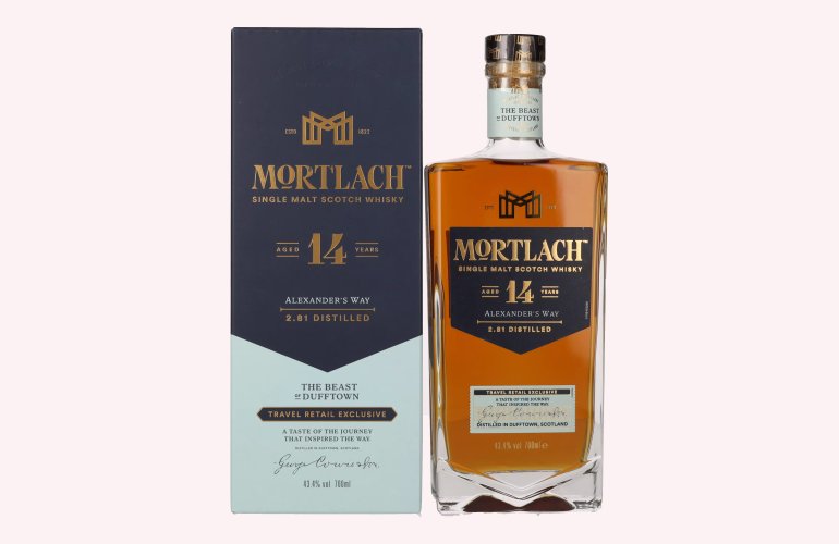 Mortlach 14 Years Old ALEXANDER'S WAY Single Malt 43,4% Vol. 0,7l in Geschenkbox