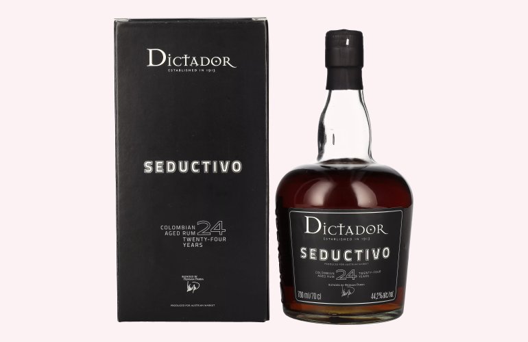 Dictador SEDUCTIVO 24 Years Old Colombian Aged Rum Limited Edition 44,2% Vol. 0,7l in Giftbox