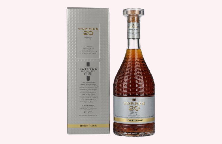 Torres 20 HORS D'AGE Superior Brandy 40% Vol. 0,7l in Geschenkbox