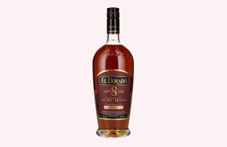El Dorado 8 Years Old Cask Aged Demerara Rum 40% Vol. 0,7l