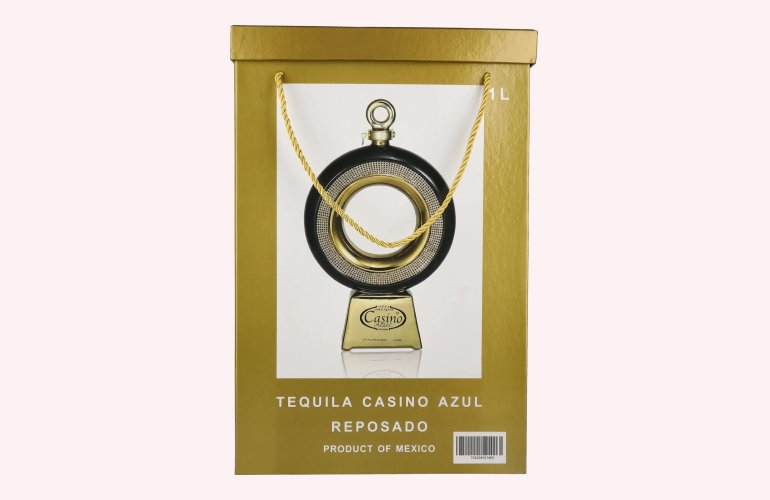 Casino Azul REPOSADO 100% de Agave Tequila 40% Vol. 1l in Giftbox