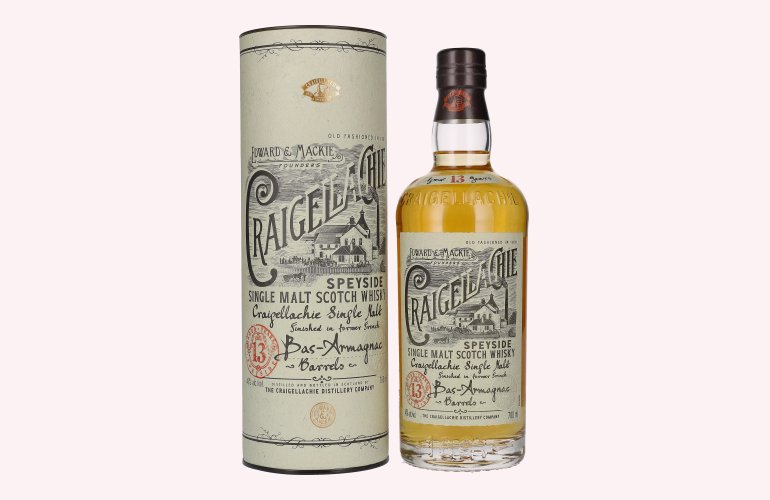 Craigellachie 13 Years Old Armagnac Cask Finish 46% Vol. 0,7l in Giftbox