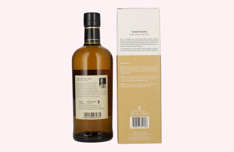 Nikka Whisky Taketsuru PURE MALT 43% Vol. 0,7l in geschenkverpakking