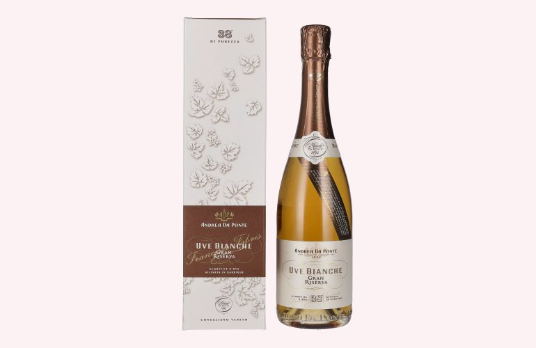 Andrea Da Ponte Uve Bianche Gran Riserva 38% Vol. 0,7l in Geschenkbox