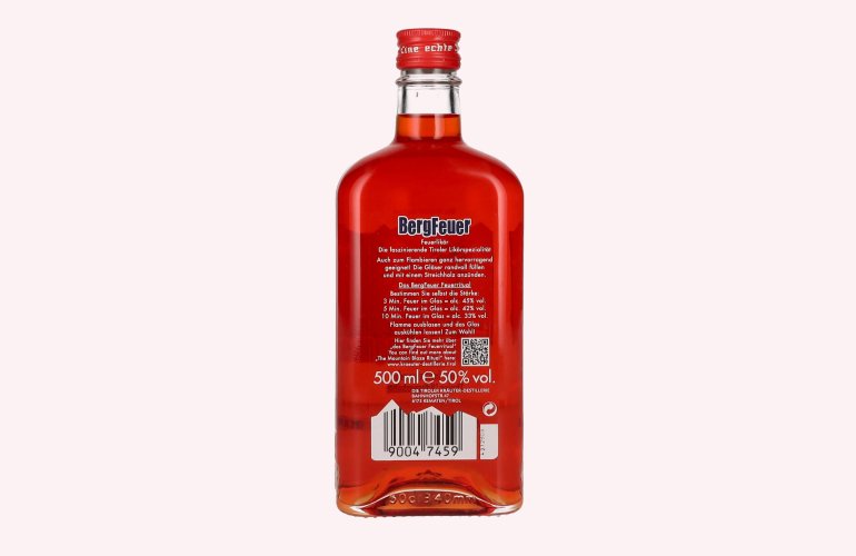 Baumann BergFeuer Likör 50% Vol. 0,5l