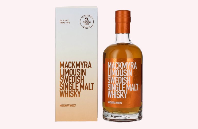 Mackmyra LIMOUSIN Swedish Single Malt Whisky 46,1% Vol. 0,7l in Giftbox