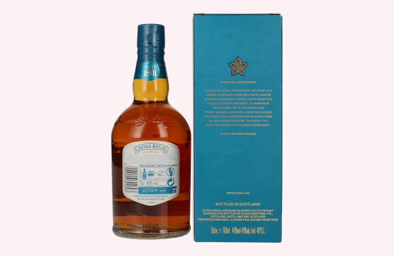 Chivas Regal MIZUNARA Blended Scotch Whisky 40% Vol. 0,7l in Geschenkbox
