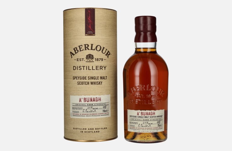 Aberlour A'BUNADH Original Cask Strength Batch No. 78 60,7% Vol. 0,7l in geschenkverpakking