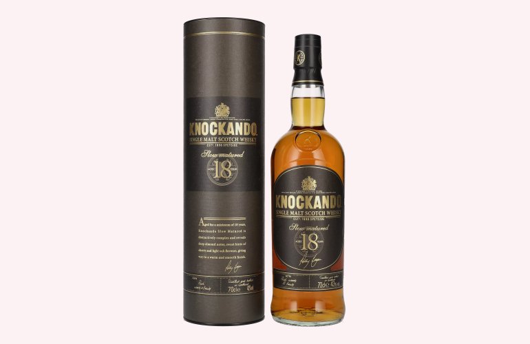 Knockando 18 Years Old Slow Matured Single Malt Scotch Whisky 43% Vol. 0,7l in Geschenkbox