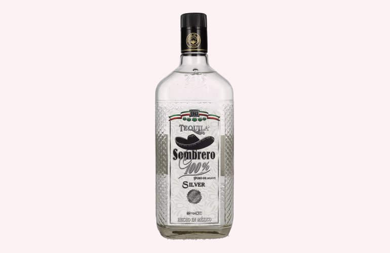 Sombrero Tequila Silver 100% Puro de Agave 38% Vol. 0,7l