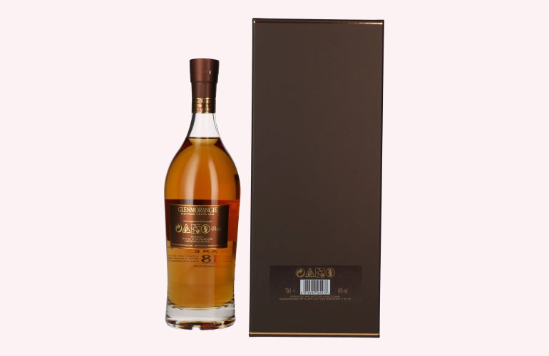 Glenmorangie EXTREMELY RARE 18 Years Old Highland Single Malt 43% Vol. 0,7l in Geschenkbox