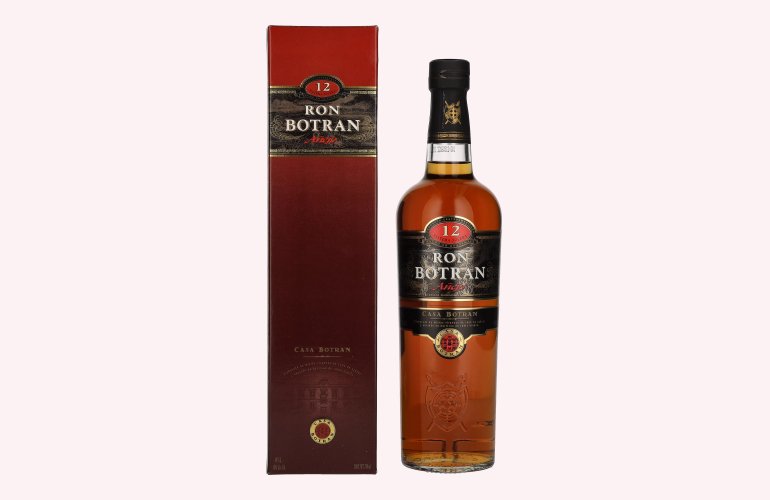 Botran Ron Añejo 12 Sistema Solera - Old Design 40% Vol. 0,7l in Geschenkbox