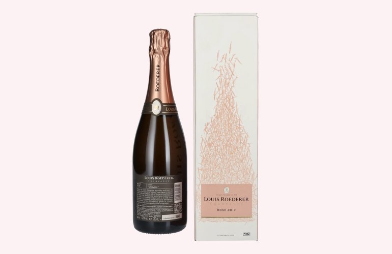 Louis Roederer Champagne ROSÉ Vintage 2017 12,5% Vol. 0,75l in geschenkverpakking