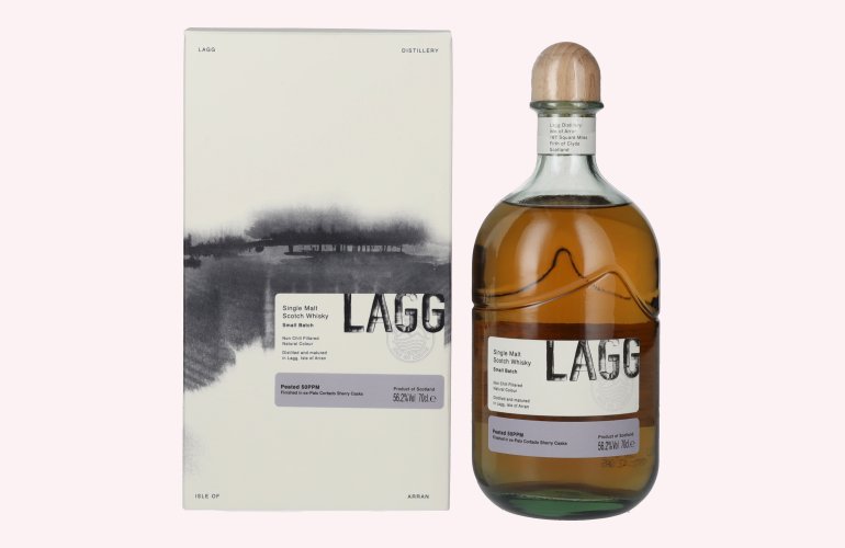 LAGG Small Batch Single Malt Scotch Whisky ex-Palo Cortado Sherry Cask 56,2% Vol. 0,7l in Geschenkbox
