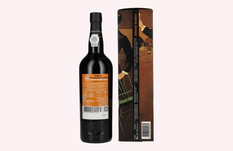 Ramos Pinto Adriano Porto Reserva 19,5% Vol. 0,75l in geschenkverpakking