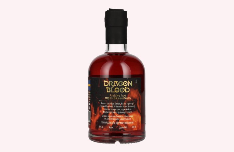 Dragon Blood Flaming Hot Superior Strength Liqueur 50% Vol. 0,5l
