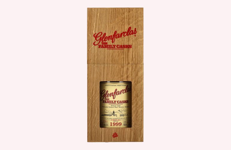 Glenfarclas THE FAMILY CASKS Single Cask SUMMER 2021 Refill Sherry Butt 1999 58,2% Vol. 0,7l in Holzkiste