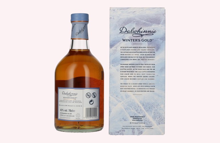 Dalwhinnie WINTER'S GOLD Highland Single Malt Scotch Whisky 43% Vol. 0,7l en boîte cadeau