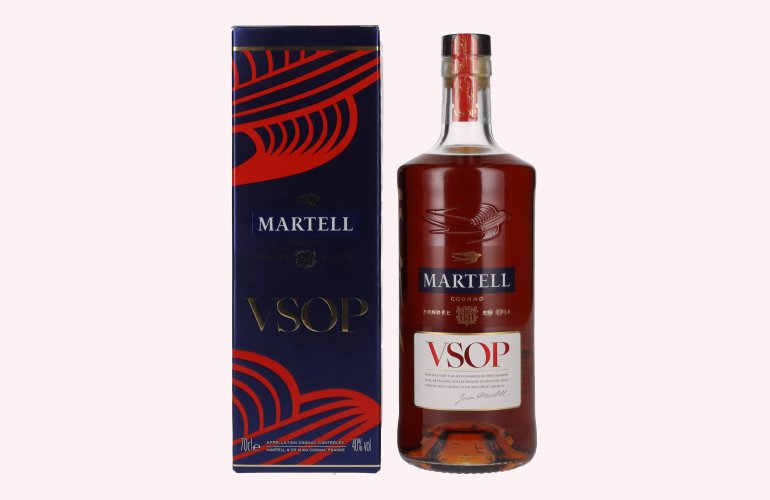 Martell V.S.O.P. Aged in Red Barrels 40% Vol. 0,7l in Geschenkbox
