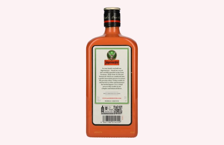 Jägermeister ORANGE Limited Design Edition 35% Vol. 0,7l