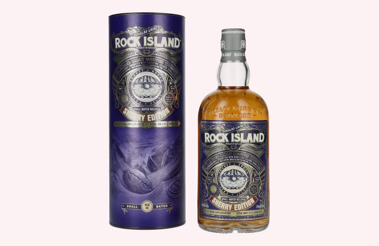 Douglas Laing ROCK ISLAND Sherry Edition Small Batch Blended Malt 46,8% Vol. 0,7l in geschenkverpakking