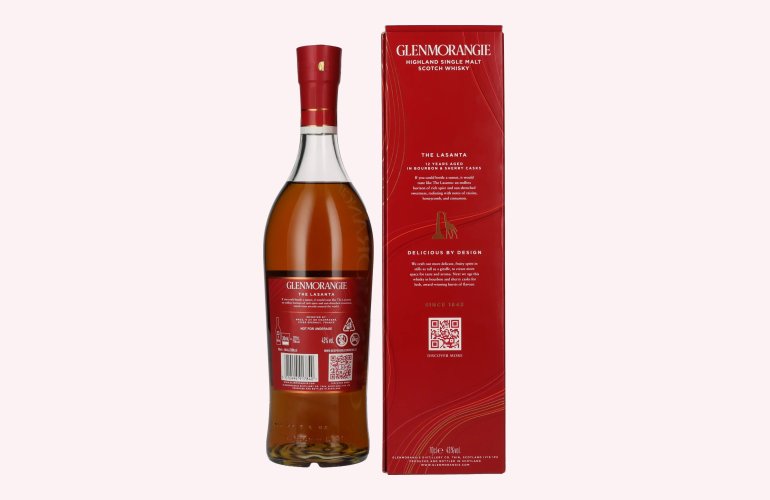 Glenmorangie THE LASANTA 12 Years Old Highland Single Malt 43% Vol. 0,7l in Geschenkbox