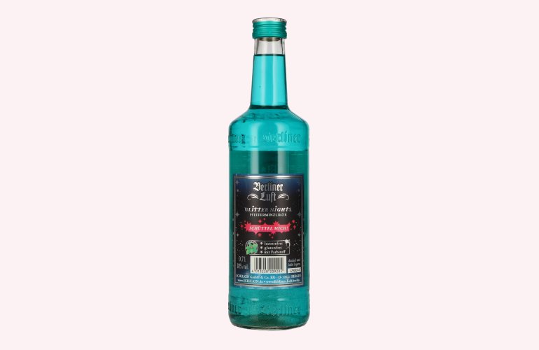 Berliner Luft GLITTER NIGHTS Der Frische Pfefferminzlikör 18% Vol. 0,7l