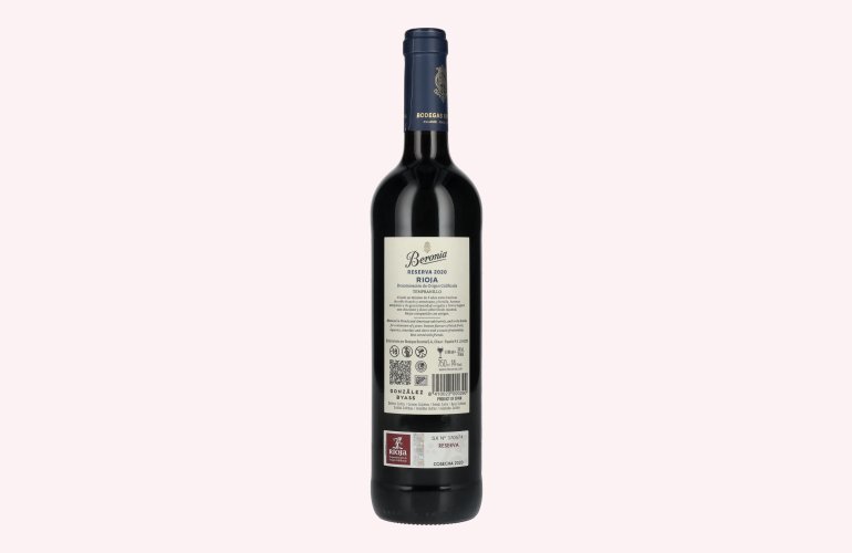 Beronia Rioja Reserva 2020 14% Vol. 0,75l