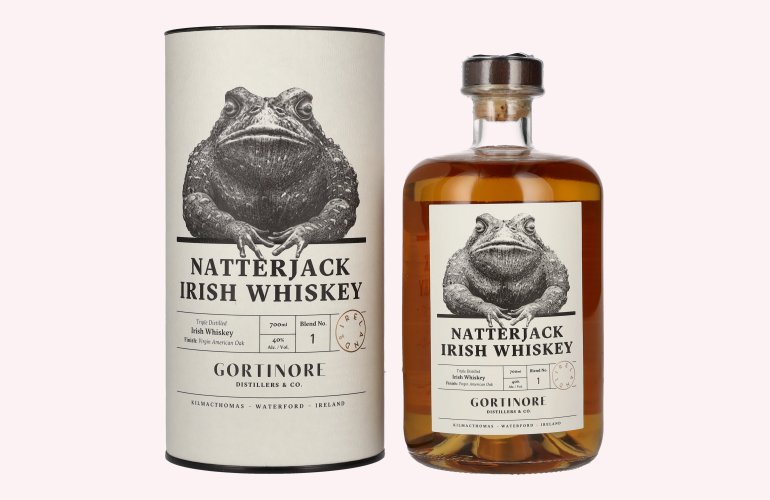 Natterjack Irish Whiskey 40% Vol. 0,7l in Giftbox