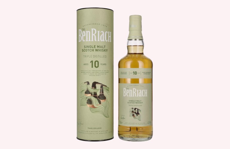 Benriach 10 Years Old Triple Distilled Double Cask Matured 43% Vol. 0,7l in Giftbox