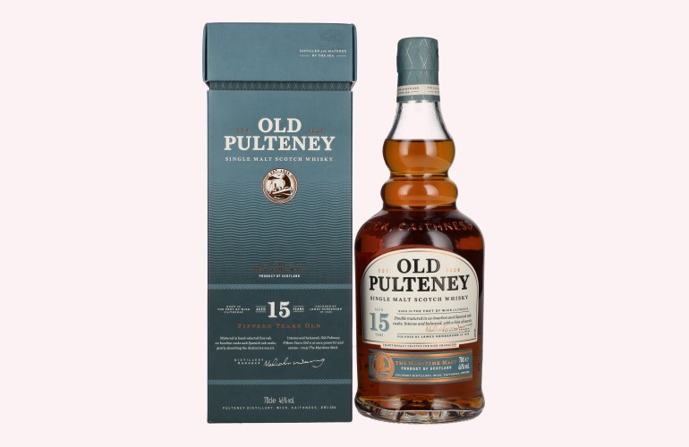 Old Pulteney 15 Years Old Single Malt Scotch Whisky 46% Vol. 0,7l in Geschenkbox