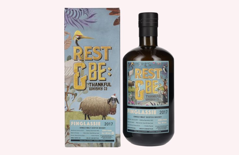 Rest & Be Thankful Finglassie 5 Years Old Single Malt 2017 46% Vol. 0,7l in Giftbox