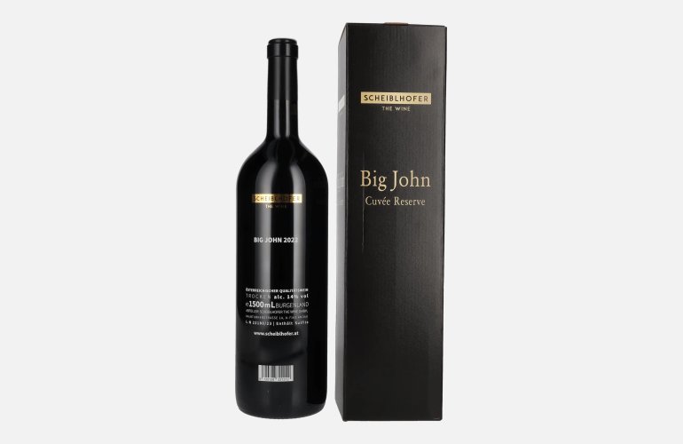 Scheiblhofer Big John Cuvée Reserve 2022 14% Vol. 1,5l in geschenkverpakking
