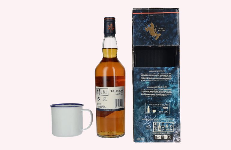 Talisker 10 Years Old Single Malt Scotch Whisky 45,8% Vol. 0,7l in Geschenkbox mit Talisker Mug