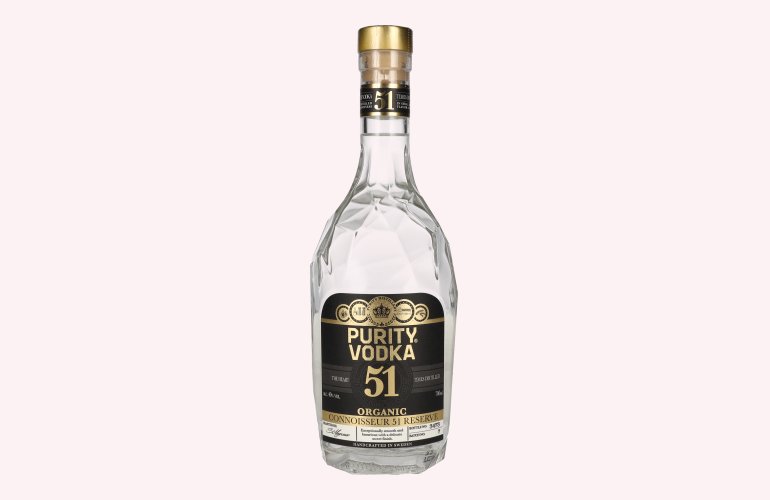 Purity CONNOISSEUR 51 RESERVE Vodka 40% Vol. 0,7l