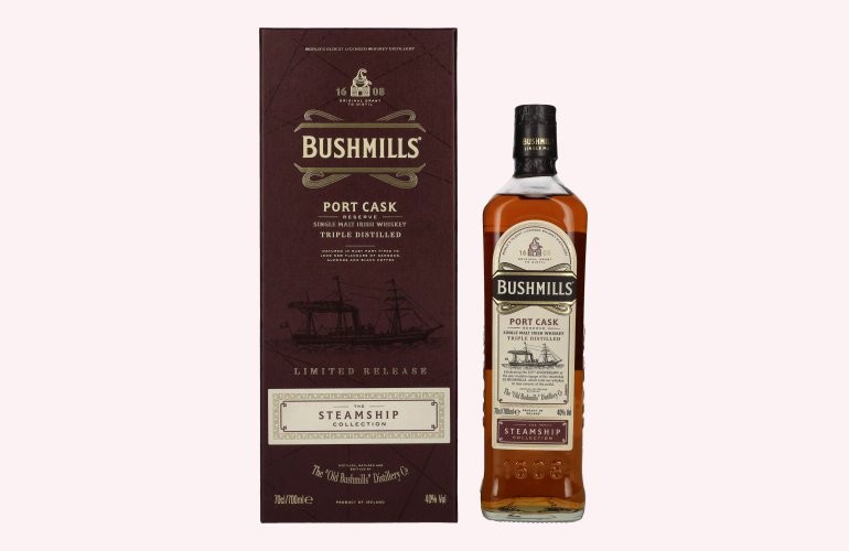 Bushmills PORT CASK Reserve The Steamship Collection 40% Vol. 0,7l in Geschenkbox