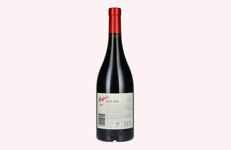 Penfolds BIN 138 Shiraz Grenache Mataro 2020 14,5% Vol. 0,75l