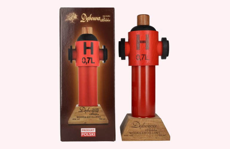 Debowa Wódka Hydrant 40% Vol. 0,7l in Geschenkbox