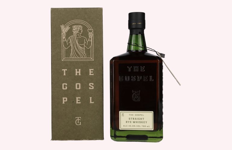 The Gospel Straight Rye Whiskey 45% Vol. 0,7l in Geschenkbox