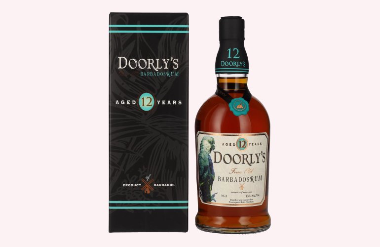 Doorly's 12 Years Old Fine Old Barbados Rum 43% Vol. 0,7l in Giftbox