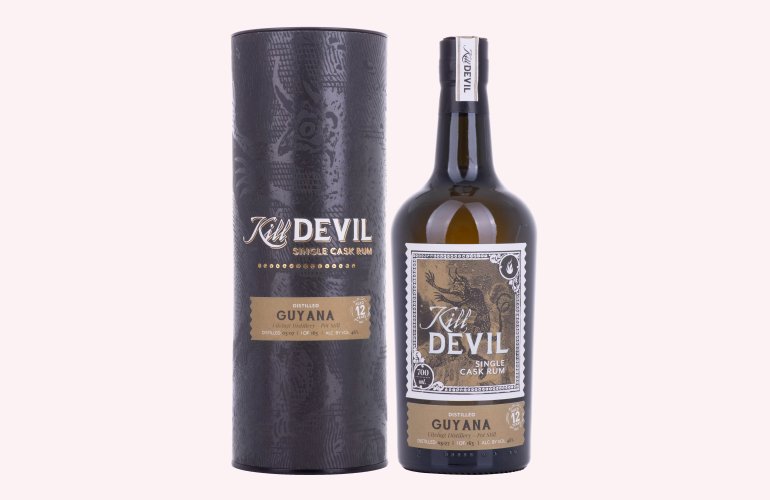 Hunter Laing Kill Devil Guyana 12 Years Old Single Cask Rum 2007 46% Vol. 0,7l in Geschenkbox