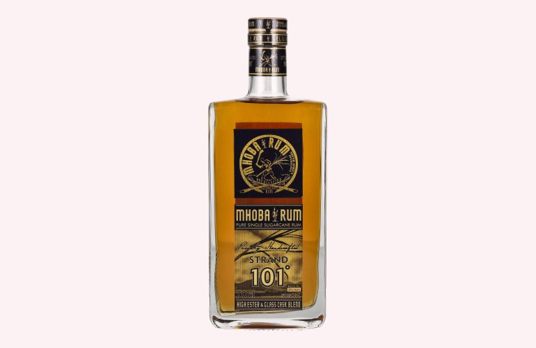 Mhoba Rum STRAND 101° High Ester & glasss Cask Blend 58% Vol. 0,7l