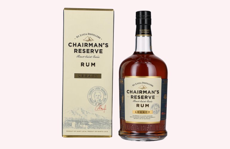 Chairman's Reserve Rum LEGACY 43% Vol. 0,7l en boîte cadeau