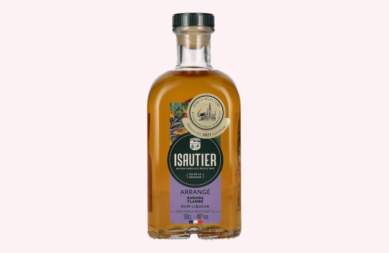Isautier Arrangé BANANA FLAMBÉ Rum Liqueur 40% Vol. 0,5l