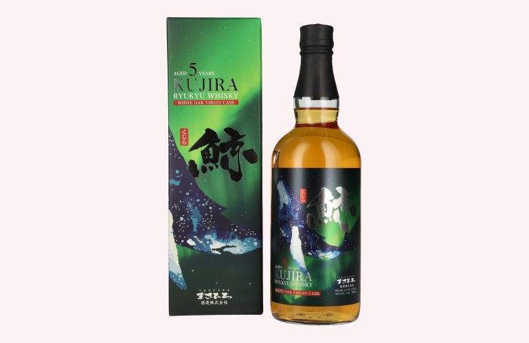 Kujira Ryukyu 5 Years Old WHITE OAK VIRGIN CASK Whisky 43% Vol. 0,7l en boîte cadeau