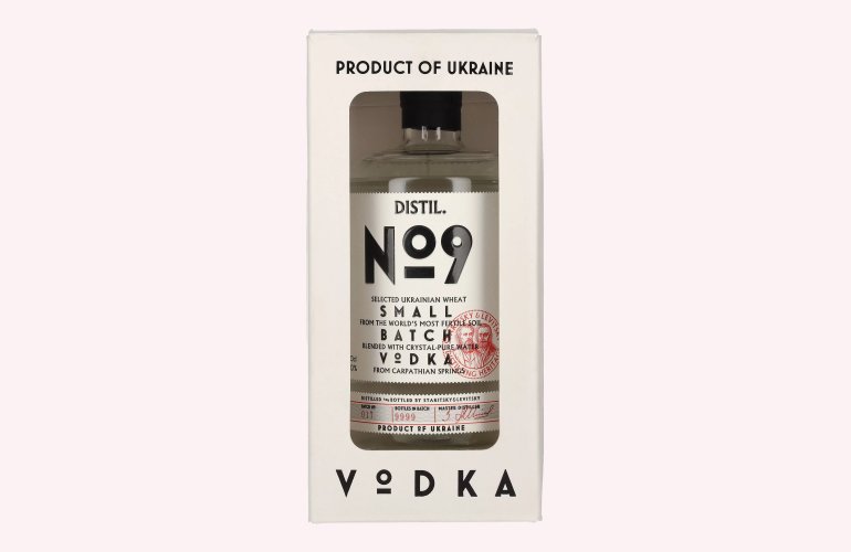 Staritsky & Levitsky DISTIL. No9 Small Batch Vodka 40% Vol. 0,7l in Giftbox